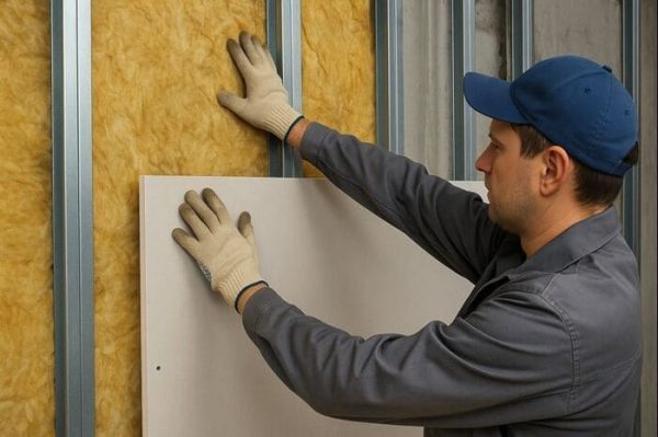 Звукоизоляция под гипсокартон: ключевые особенности метода /